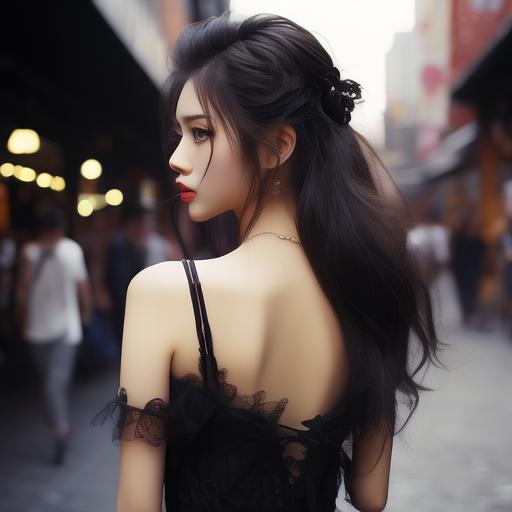 金瓶Z梅非主流背影美女写真,高清图片